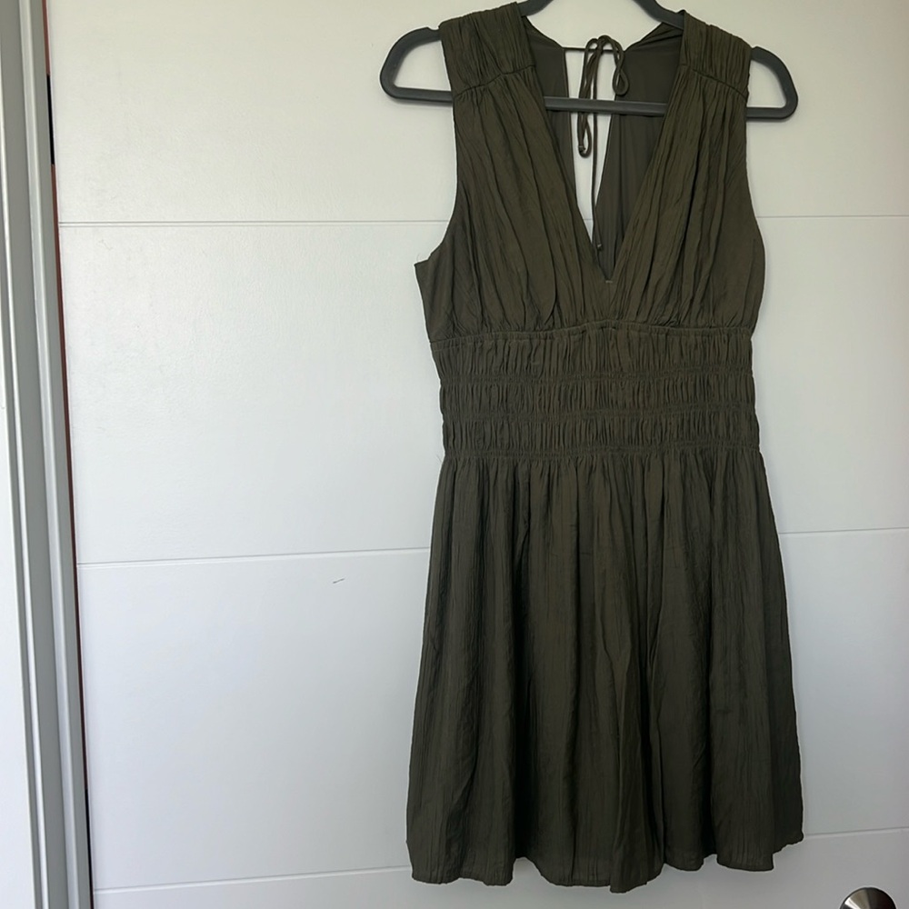 Olive green Abercrombie dress